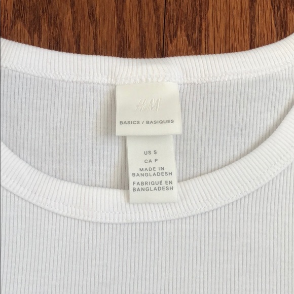 White H&M Fitted Top - Picture 2 of 4